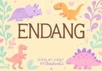Endang Font - Featured Image