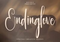 Endinglove Font - Featured Image