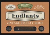 Endlants Font - Featured Image