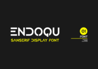 Endoqu Font - Featured Image