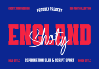 England Shoty Font - Featured Image