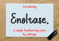 Enoltase Font - Featured Image