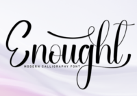 Enought Font - Featured Image