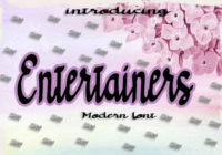 Entertainers Font - Featured Image