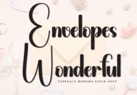 Envelopes Wonderful Font - Featured Image