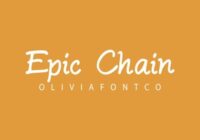 Epic Chain Font - Featured Image
