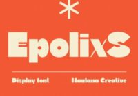 Epolixs Font - Featured Image