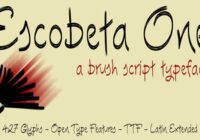 Escobeta One Font - Featured Image