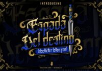Espada Del Destino Font - Featured Image