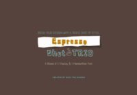 Espresso Shot Trio Font - Featured Image