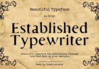 Established Typewriter Font - Featured Image