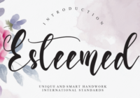 Esteemed Font - Featured Image