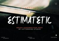 Estimatetic Font - Featured Image