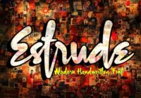 Estrude Font - Featured Image