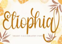 Etiophia Font - Featured Image