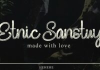 Etnic Sanstuy Font - Featured Image