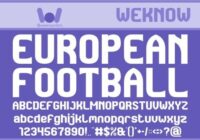 European Football Font - Featured Image