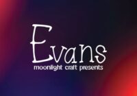 Evans Font - Featured Image