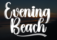 Evening Beach Font - Featured Image