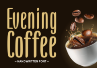 Evening Coffee Font - Featured Image