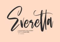 Everetta Font - Featured Image