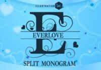 Everlove Split Monogram Font - Featured Image