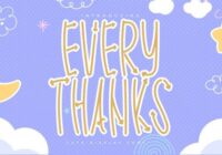 Every Thanks Font - Featured Image
