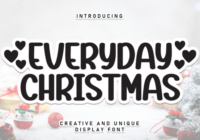 Everyday Christmas Font - Featured Image
