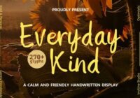 Everyday Kind Font - Featured Image