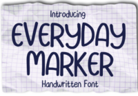 Everyday Marker Font - Featured Image