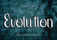 Evolution Font - Featured Image