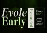 Evolve Early Expanded Font - Featured Image