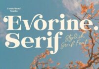 Evorine Serif Font - Featured Image