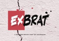 Exbrat Font - Featured Image