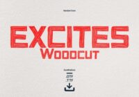 Excites Woodcut Font - Featured Image