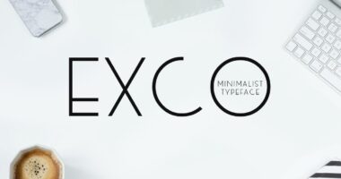 Exco Font - Featured Image