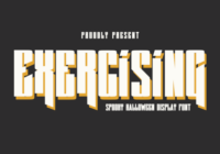 Exercising Font - Featured Image