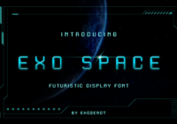 Exo Space Font - Featured Image
