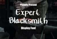 Expert Blacksmith Font - Featured Image