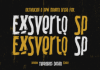 Exsverto Sp Font - Featured Image
