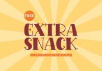 Extra Snack Font - Featured Image