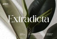 Extradicta Font - Featured Image