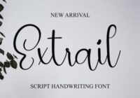 Extrail Font - Featured Image