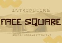 Face Square Font - Featured Image