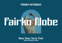 Fairko Nobe Font - Featured Image