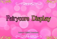 Fairycore Display Font - Featured Image
