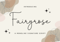 Fairyrose Font - Featured Image