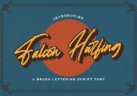 Falcon Harfing Font - Featured Image