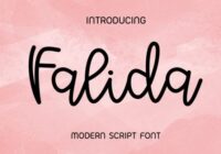 Falida Font - Featured Image