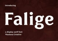Falige Font - Featured Image